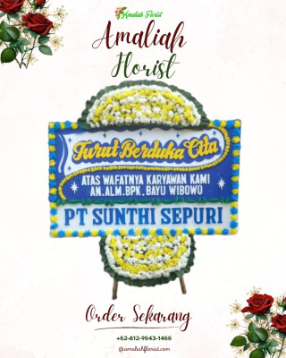 Papan Bunga Duka di Cempaka