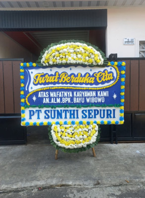 Papan Bunga Duka di Cempaka
