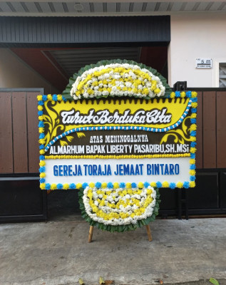 Papan Bunga Duka di Cempaka