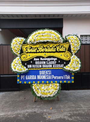 Papan Bunga Duka di Cempaka