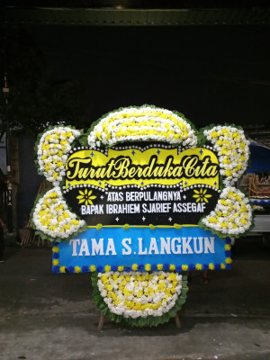 Papan Bunga Duka di Cempaka