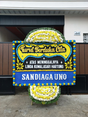 Papan Bunga Duka di Cempaka